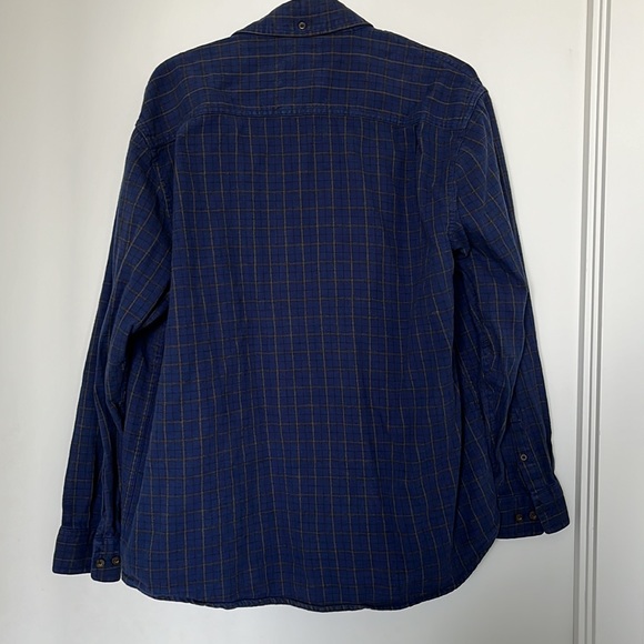 Blue Plaid Button Down - Picture 3 of 4